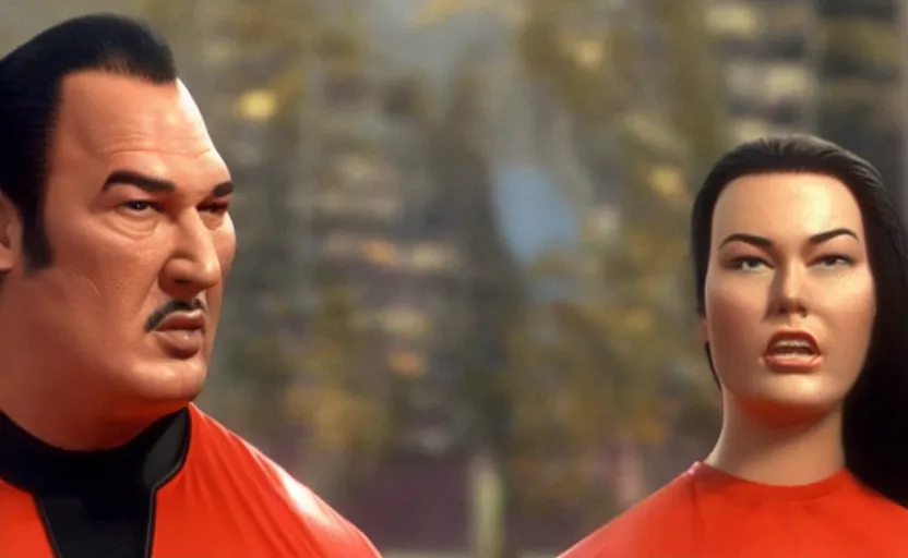 Image similar to steven seagal in The Incredibles