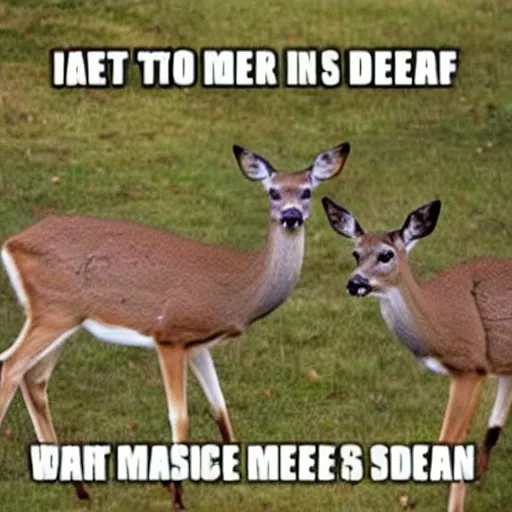 Image similar to deer in a hospital bed meme