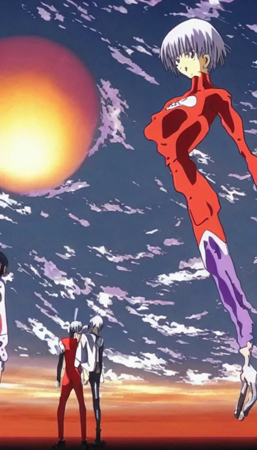 Image similar to the end of the world, from evangelion