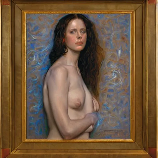 Prompt: portrait of a delicate female survivor, by donato giancola.