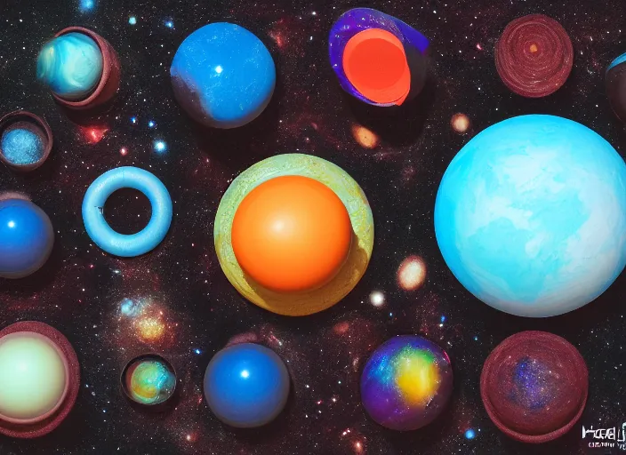 Prompt: diorama of the shape of the universe, weird cosmology, hyper - detailed, plastic, rubber, wood, glass, play - doh, realistic materials, 4 k, octane render, daylight, fujifilm velvia 5 0, color photography, sigma 2 8 mm