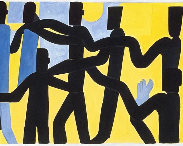 Image similar to jacob lawrence