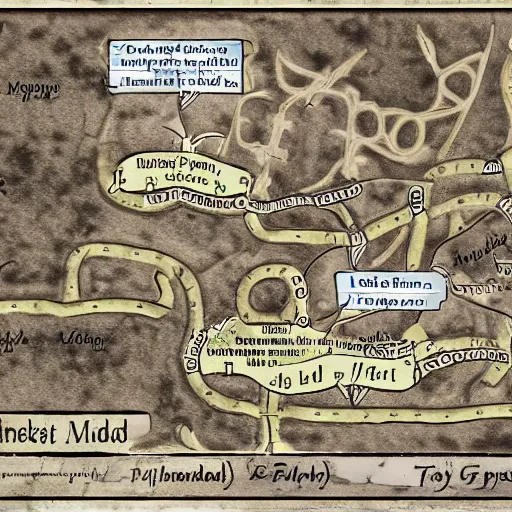 Image similar to a treasure map for treasure hidden in maidenhead