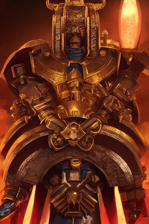 Image similar to queen portrait heros warhammer 4 0 k horus heresy fanart - the primarchs emperor by johannes helgeson animated with vfx concept artist & illustrator global illumination ray tracing hdr fanart arstation zbrush central hardmesh 8 k octane renderer comics stylized