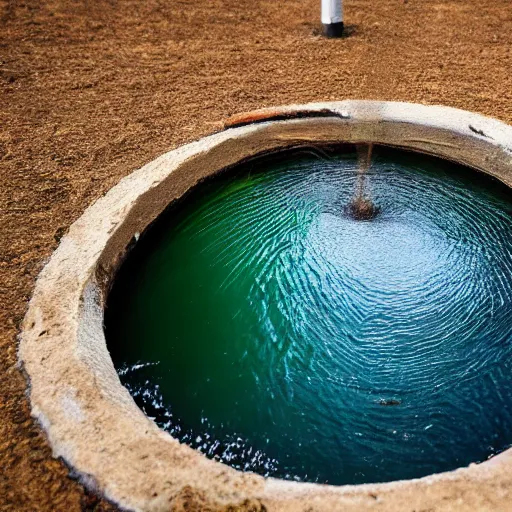 Image similar to a hole in the water