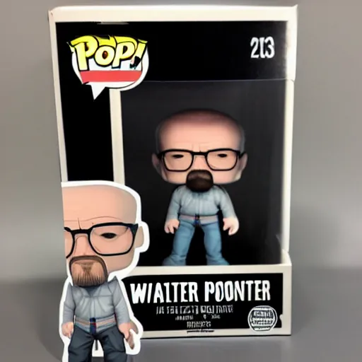 Image similar to pop figure of walter white