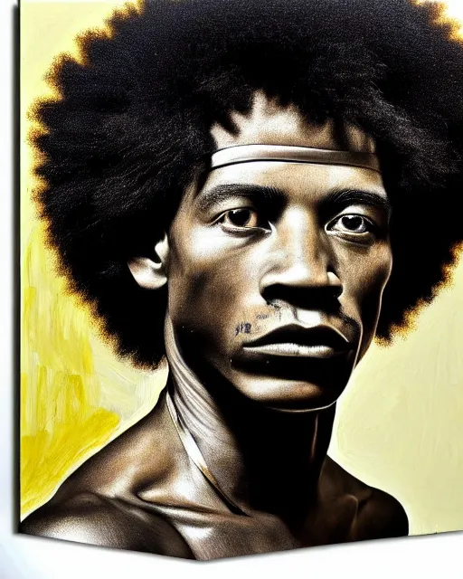 Image similar to A extremely ultra highly detailed majestic hi-res beautiful immaculate head and shoulders award winning painting stunning masterpiece of the face of a strong black african warrior man with an afro by Jean-Michel Basquiat, 8k, high textures, ultra hyper sharp, insanely detailed and intricate, super detailed, 8k HDR ultra high quality