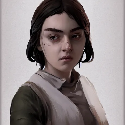 Image similar to arya, artstation