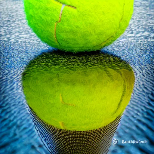 Image similar to tennis ball monster, colorful, RTX on, perfect face, intricate, Sony a7R IV, symmetric balance, polarizing filter, Photolab, Lightroom, 4K, Dolby Vision, Photography Award