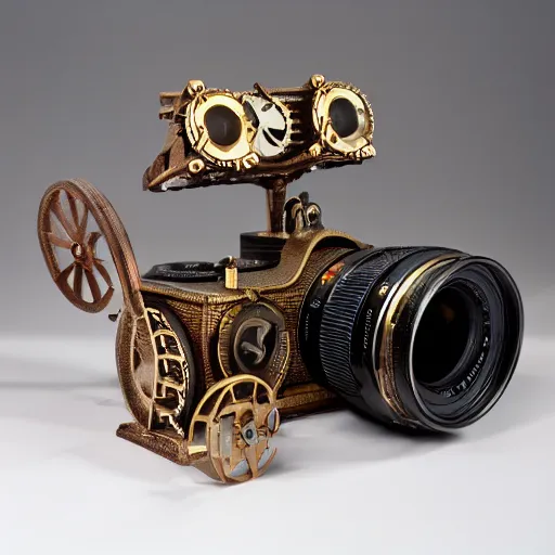 Image similar to steampunk airship Canon DSLR 35mm 8k product photo