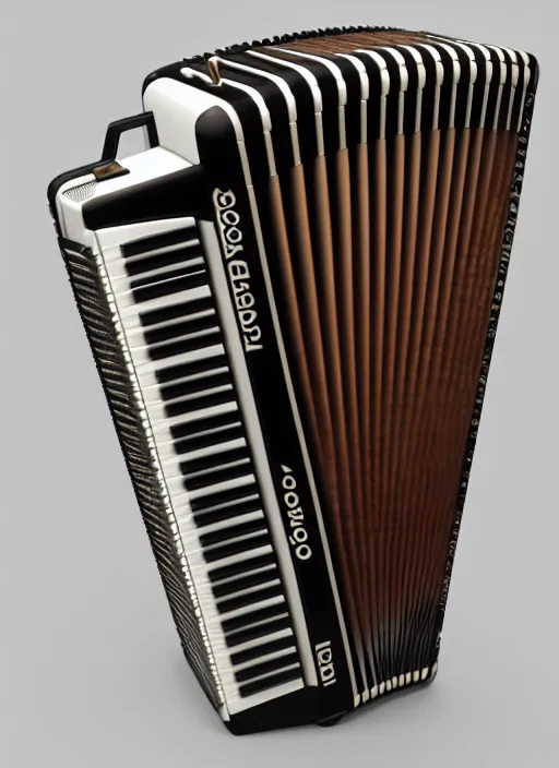 Prompt: accordion, ultra detailed, trending on artstation, concept art, octane render, unreal engine,