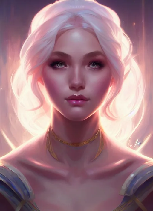 Prompt: portrait of lux from league of legends, fantasy, intricate, elegant, highly detailed, digital painting, artstation, concept art, smooth, sharp focus, illustration, art by artgerm and greg rutkowski and alphonse mucha