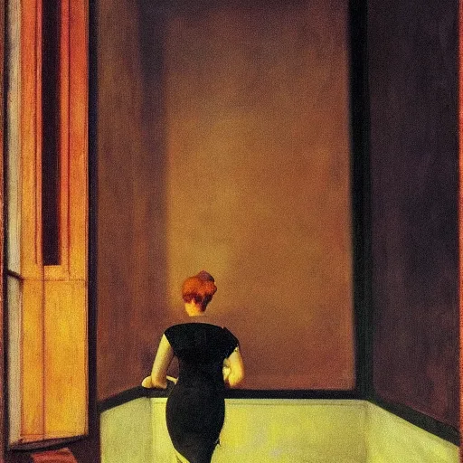 Image similar to a masterpiece, film still by edward hopper, by Pontormo, by klimt, pre-raphaelite. art noveau, art noveau, highly detailed, strong lights, liminal, eerie, Bright pastel colors