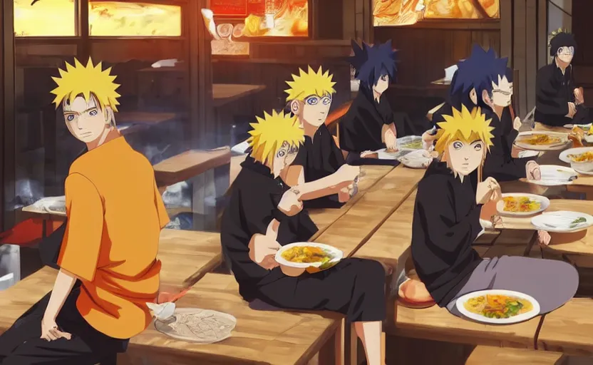 Cute Naruto Eating Ramen, HD Png Download , Transparent Png Image - PNGitem