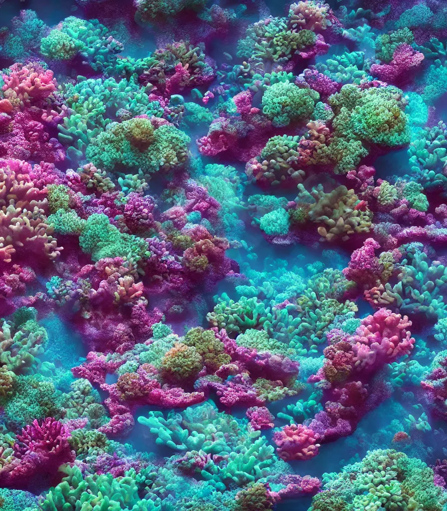 Image similar to alien coral reef, amazing octane render, stylized, trending on artstation, glow, nature photography