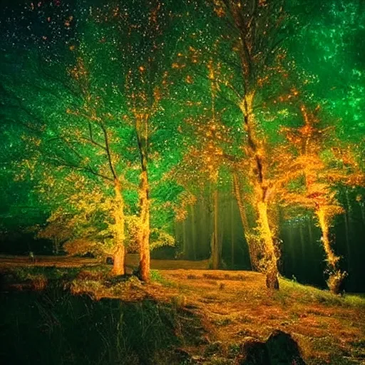 Prompt: A beautiful landscape where everything is made up of glowing light. peaceful, divine, bright, dreamy, relaxed.