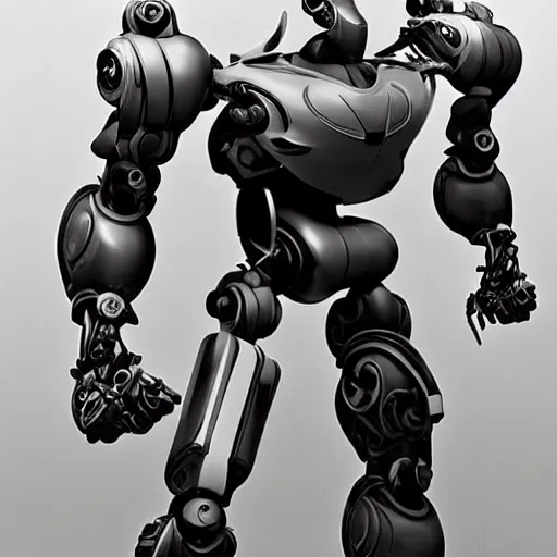 Prompt: a mech robotic athletic, anime robotic mixed with organic sculpture, abstract 3 d artwork, dynamic, artwork by blu, photo realistic