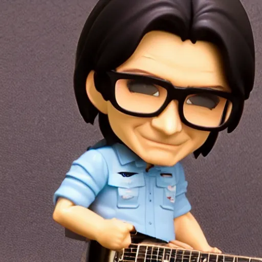 Image similar to steve vai as nendoroid, kodak film