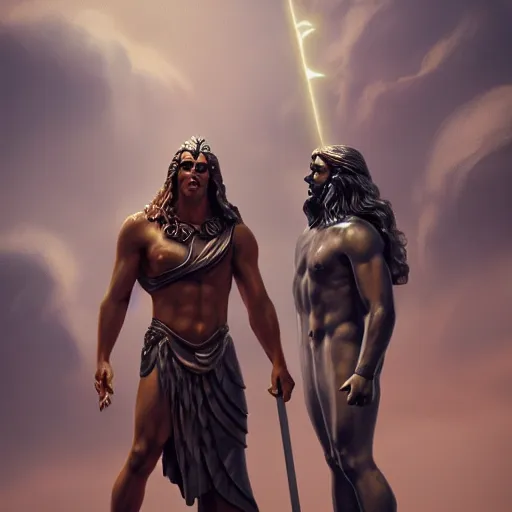 Wukong vs Zeus. Read God Game - link in bio. #godgame #manhwarecs #man