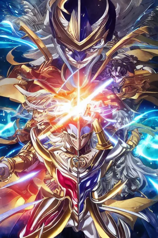 Image similar to 2 0 2 2 knights of the zodiac saint seiya battle for sanctuary hero suit armor comics mask minimalist verytoon nautiljon animes toei animation namco bandai, art by artgerm and greg rutkowski and magali villeneuve