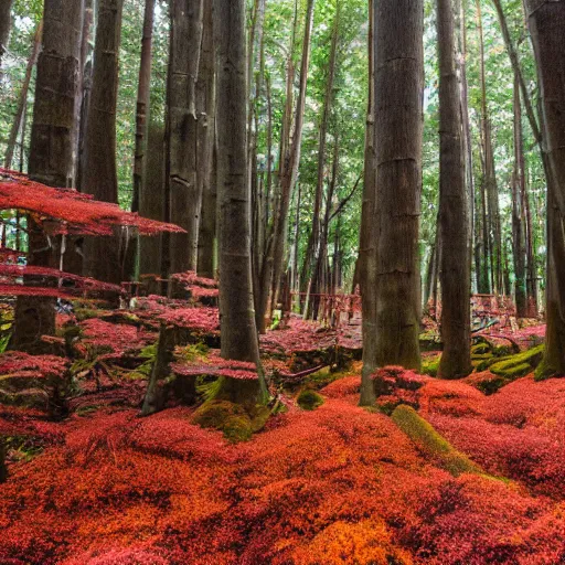 Image similar to forest in japan