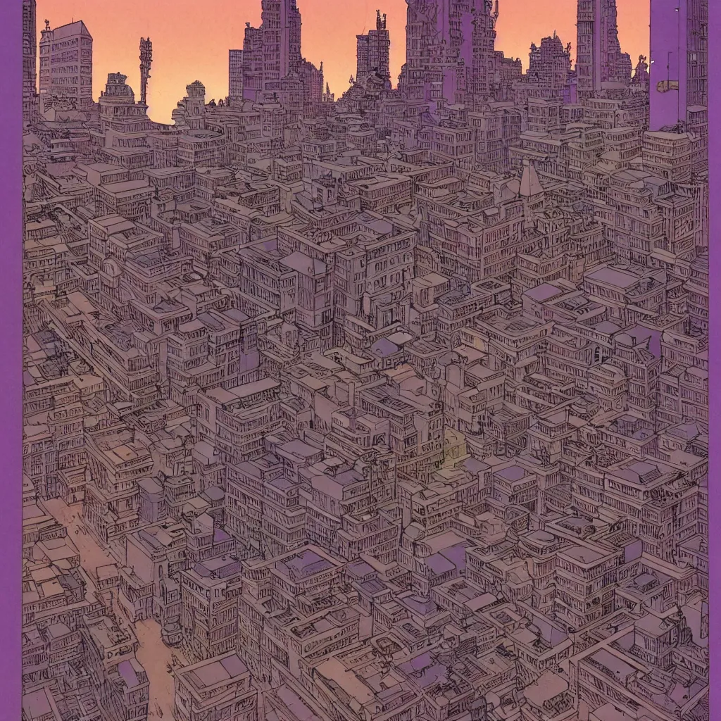 Prompt: calcutta by moebius