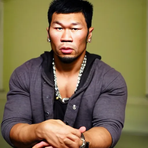 Prompt: asian 50cent, photo