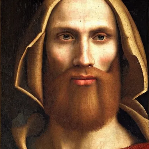 Image similar to A 14th century italian renaissance oil painting of Jerma985, portrait of Jerma985, grainy, realistic, very realistic, hyperrealistic, highly detailed, very detailed, extremely detailed, very neat, very epic, very cool, detailed, trending on artstation