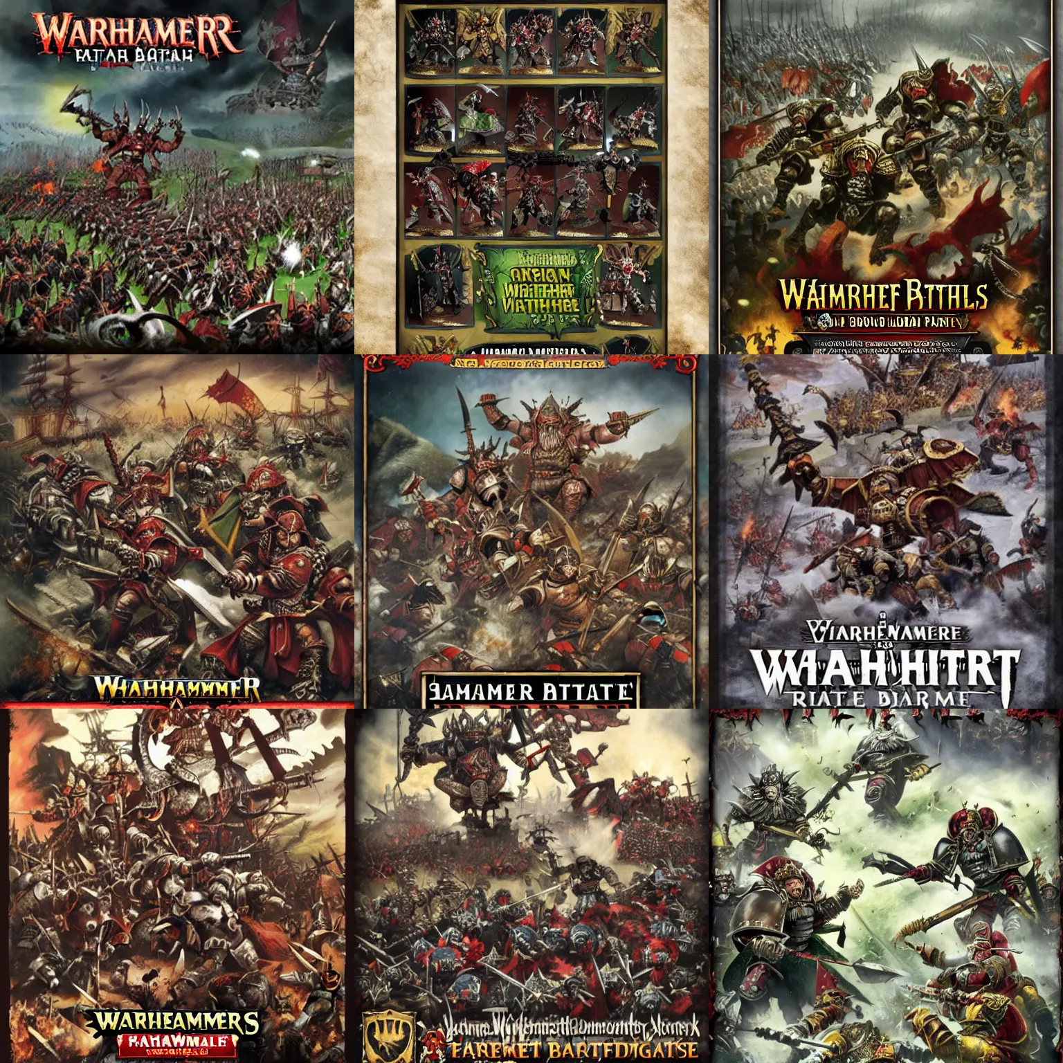 Prompt: warhammer fantasy battle poster