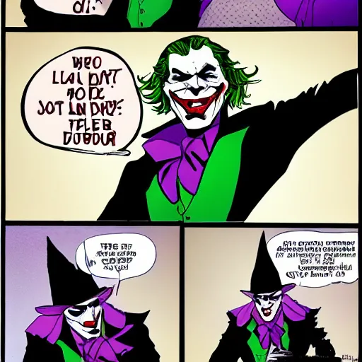 Image similar to the joker being nice