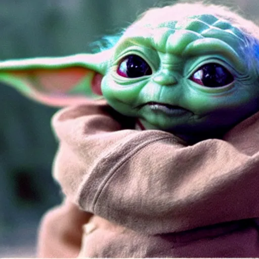 Prompt: baby yoda as a senator