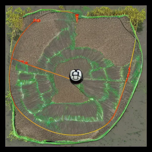 Prompt: dirt bike track heightmap