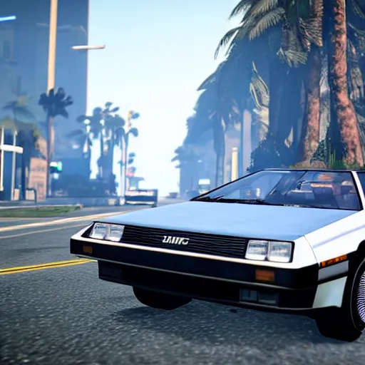 Image similar to delorean in grand theft auto 5