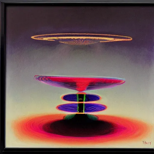 Image similar to alien by wayne thiebaud