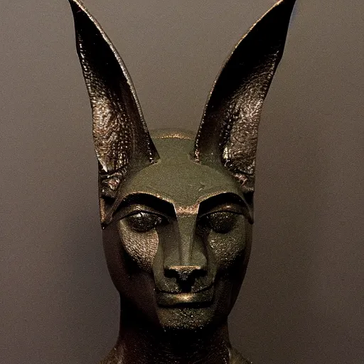 Prompt: anubis head, highly detailed, cultist