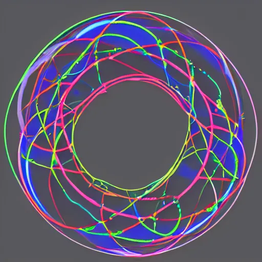 Image similar to generate visual representation of quantum entanglement