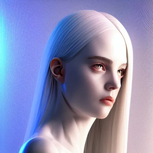 Prompt: white glossy generic female androids, color light waves, color spectrum refraction, light through glass, cinematic lighting, intricate, elegant, super highly detailed, art station, concept art, smooth, sharp focus, no blur, no dof, extreme illustration, Unreal Engine 5, Photorealism, HD quality, 8k resolution, cinema 4d, 3D, beautiful, delicate, art by artgerm and greg rutkowski and alphonse mucha and loish and WLOP