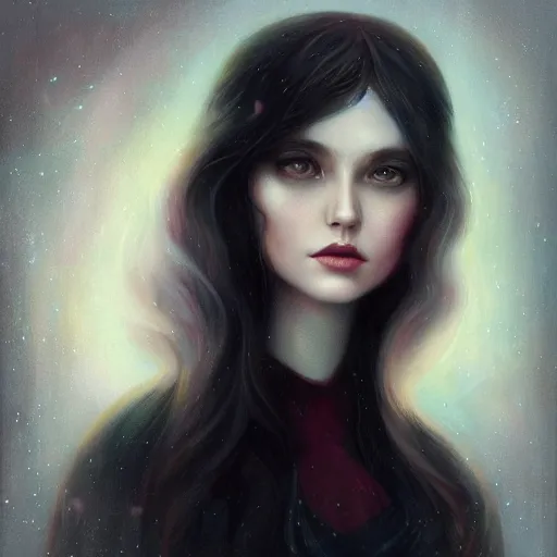 Image similar to a portrait in the style of anna dittmann and charlie bowater and tom bagshaw.