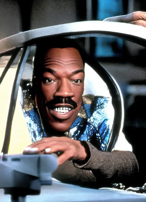 Image similar to Eddie Murphy in Back to the future movie