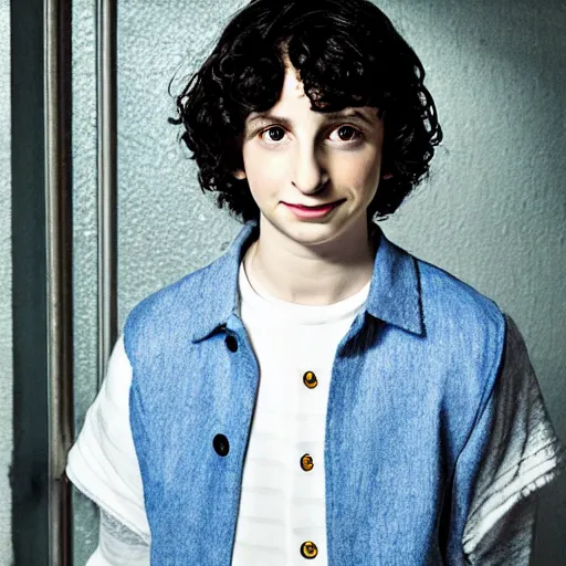 Prompt: finn wolfhard by caravaggio