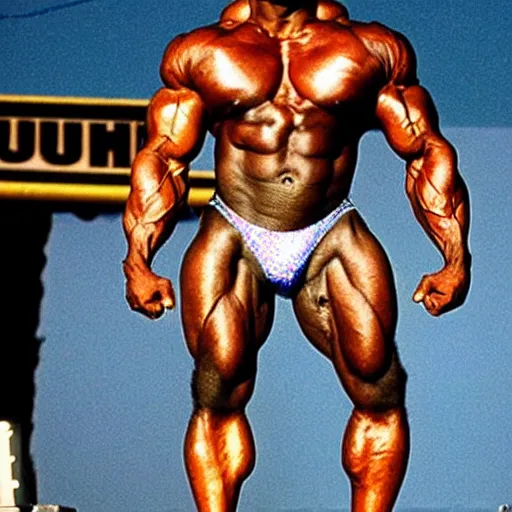 Image similar to king kong with ronnie coleman's physique