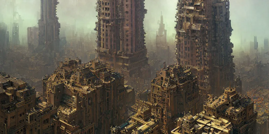 Prompt: city build on a giant cog sprockets gears cogs, mechanisms structures industry, villages castles, buildings vista artstation illustration sharp focus vista painted by ruan jia raymond swanland lawrence alma tadema zdzislaw beksinski norman rockwell tom lovell alex malveda greg staples