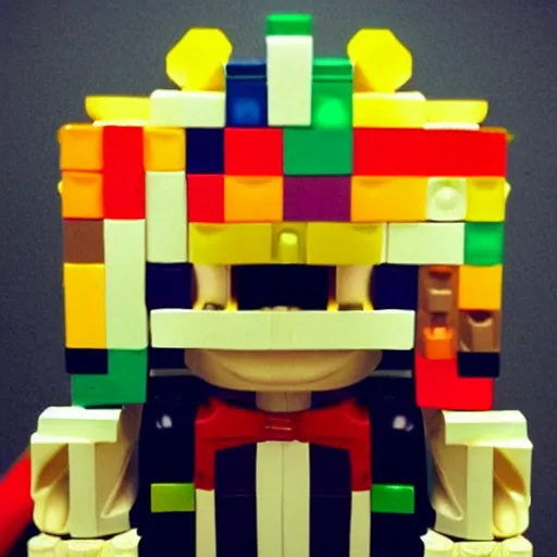 Image similar to jared leto made of legos