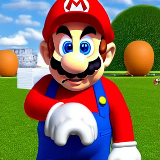 Image similar to mario as a real human person, photograph