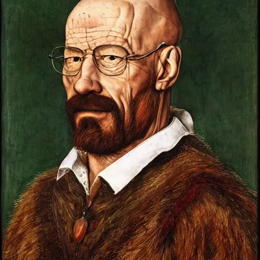 Image similar to giuseppe arcimboldo walter white