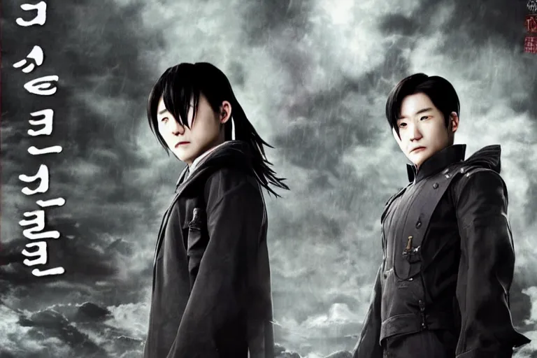 Prompt: korean film still from korean adaptation of Fullmetal Alchemist: Brotherhood (2009)