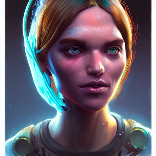 Image similar to lofi biopunk Asmongold portrait Pixar style by Tristan Eaton Stanley Artgerm and Tom Bagshaw.