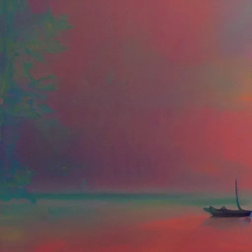 Prompt: a beautiful hazy painting. Living the good life.
