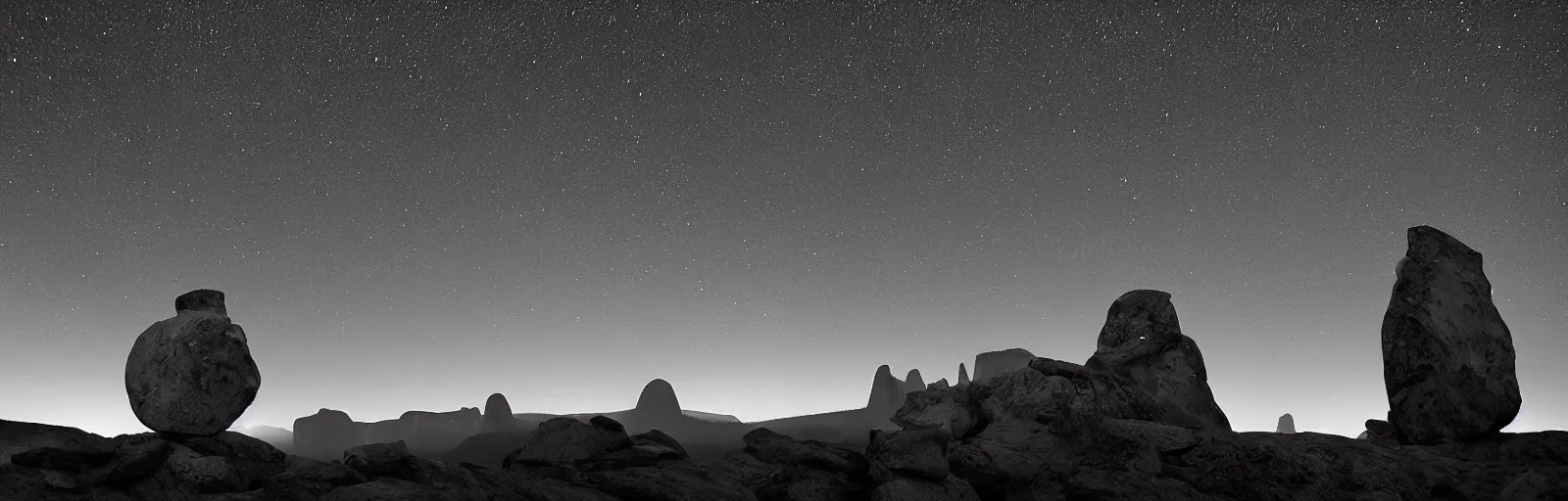 Image similar to to fathom hell or soar angelic, just take a pinch of psychedelic, medium format photograph of two colossal minimalistic necktie sculpture installations by antony gormley and anthony caro in yosemite national park, made from iron, marble, and limestone, granite peaks visible in the background, taken in the night