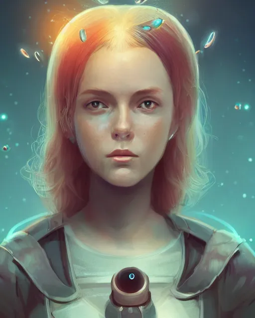 Image similar to beautiful girl in a wormhole character concept style, by Mateusz Urbanowicz, beautiful girl, 8k character concept art, by WLOP, cinematic lighting, trending on artstation, symmetrical portrait symmetrical, highly detailed CGsociety, hyper